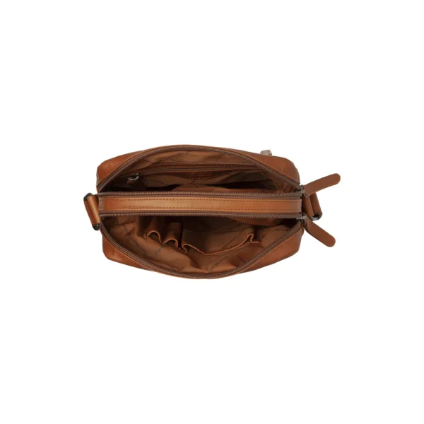 The Chesterfield Brand Borsa A Tracolla In Pelle Cognac Arnhem - immagine 2
