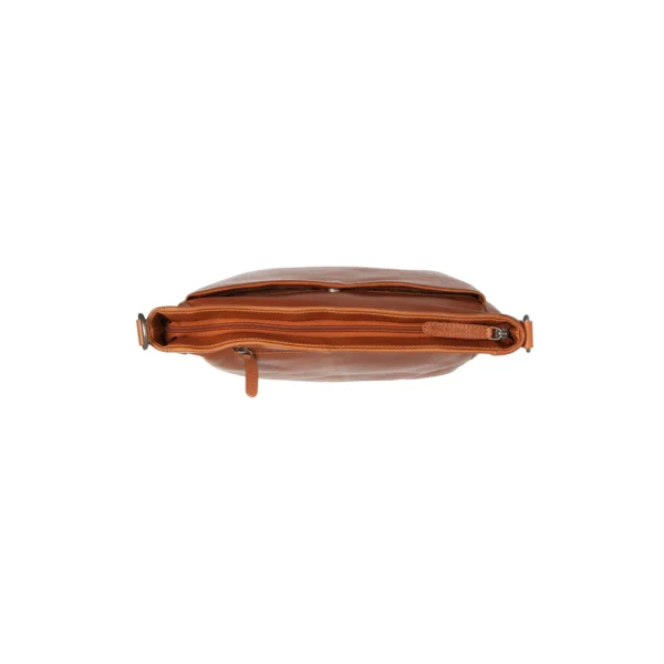 The Chesterfield Brand Borsa A Tracolla In Pelle Cognac Regina - immagine 3