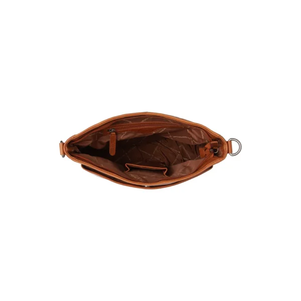The Chesterfield Brand Borsa A Tracolla In Pelle Cognac Regina - immagine 2