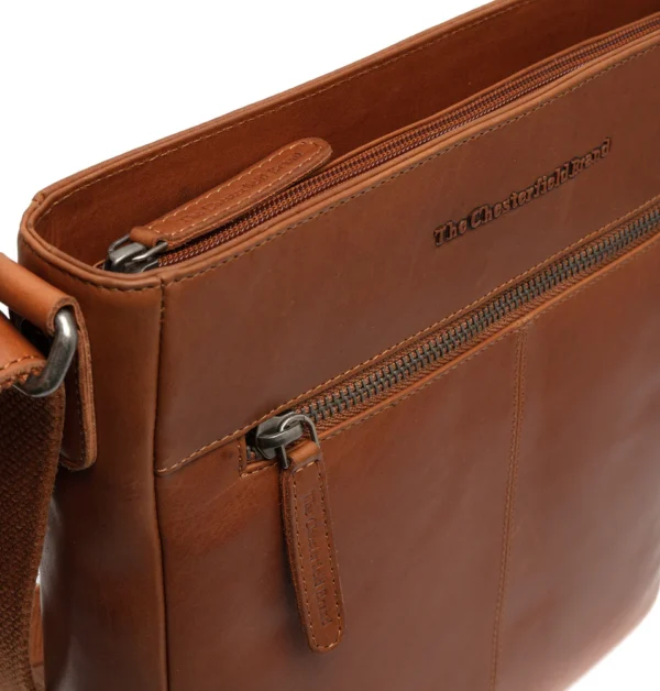 The Chesterfield Brand Borsa A Tracolla In Pelle Cognac Kreta - immagine 4