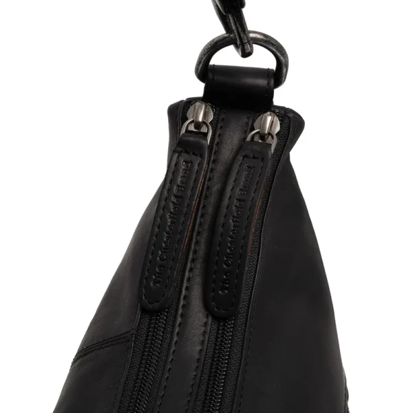 The Chesterfield Brand Borsa A Tracolla In Pelle Nero Marle - immagine 4