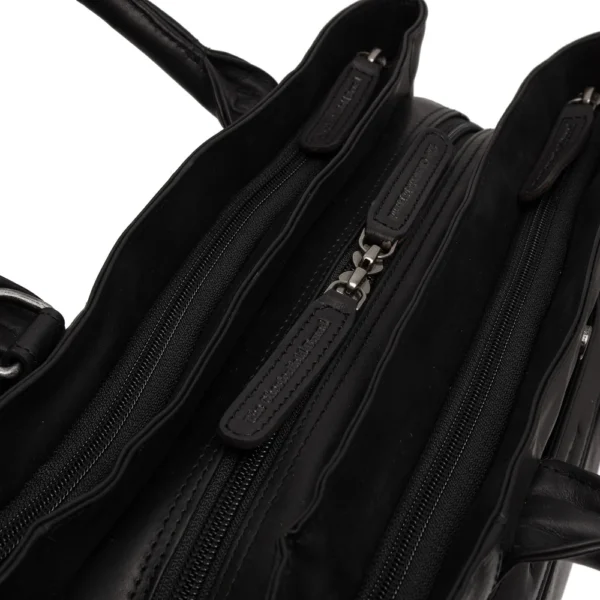 The Chesterfield Brand Borsa A Tracolla In Pelle Nero Passau - immagine 4