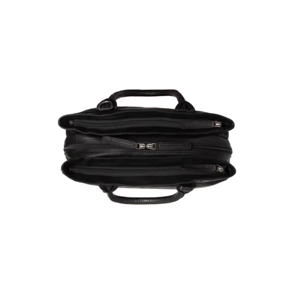 The Chesterfield Brand Borsa A Tracolla In Pelle Nero Passau - immagine 6