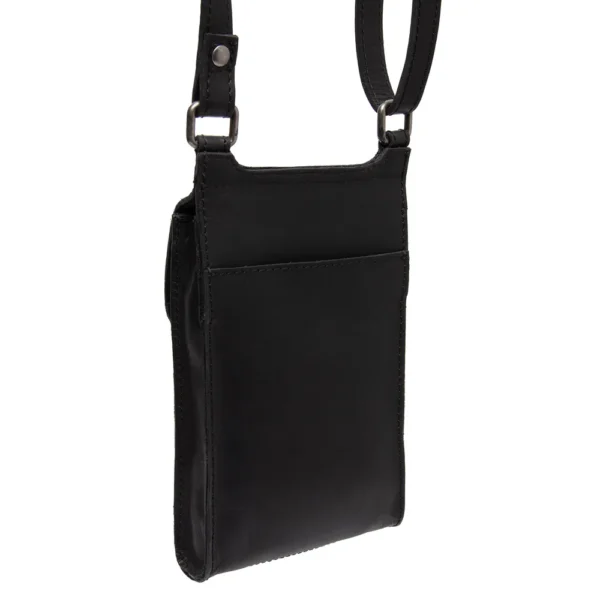 The Chesterfield Brand Borsa A Tracolla In Pelle Nero Nebra - immagine 8