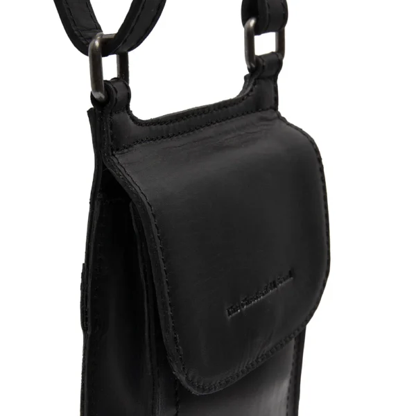 The Chesterfield Brand Borsa A Tracolla In Pelle Nero Nebra - immagine 6