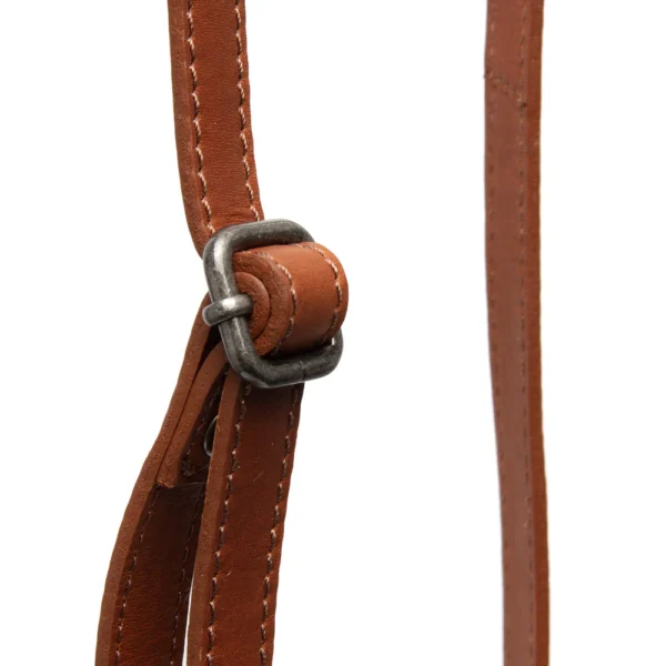 The Chesterfield Brand Borsa A Tracolla In Pelle Cognac Nebra - immagine 6