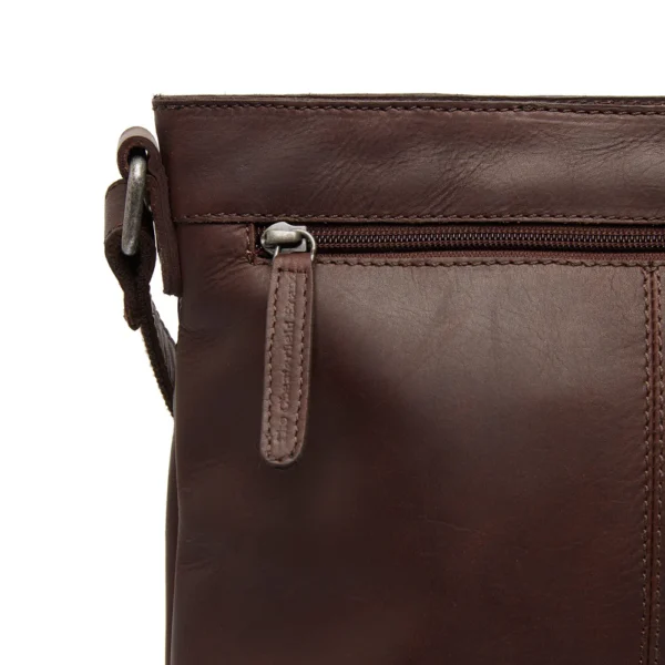The Chesterfield Brand Borsa A Tracolla In Pelle Marrone Almeria - immagine 5