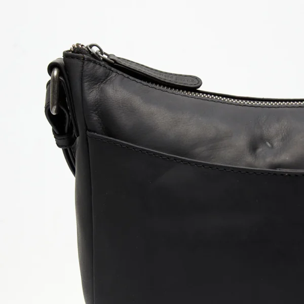 The Chesterfield Brand Borsa A Tracolla In Pelle Nero Henderson - immagine 5