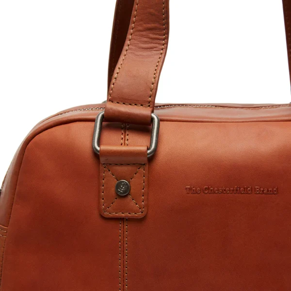The Chesterfield Brand Borsa A Tracolla In Pelle Cognac Dover - immagine 5