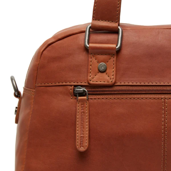 The Chesterfield Brand Borsa A Tracolla In Pelle Cognac Dover - immagine 4