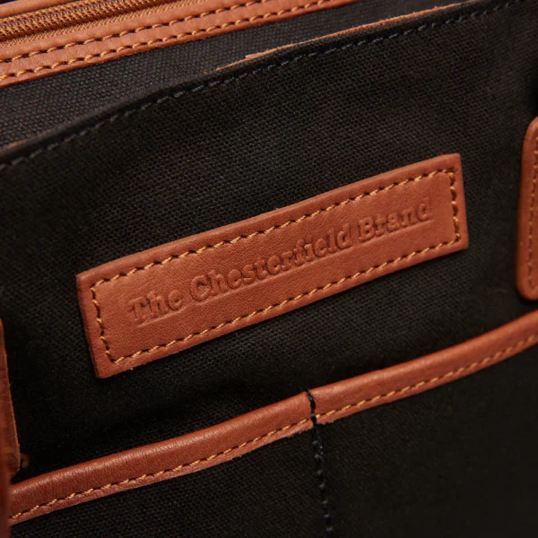 The Chesterfield Brand Borsa A Tracolla In Canvas Nero Millora - immagine 2