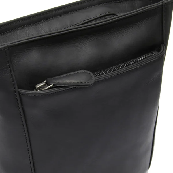 The Chesterfield Brand Borsa A Tracolla In Pelle Nero Fintona - immagine 4