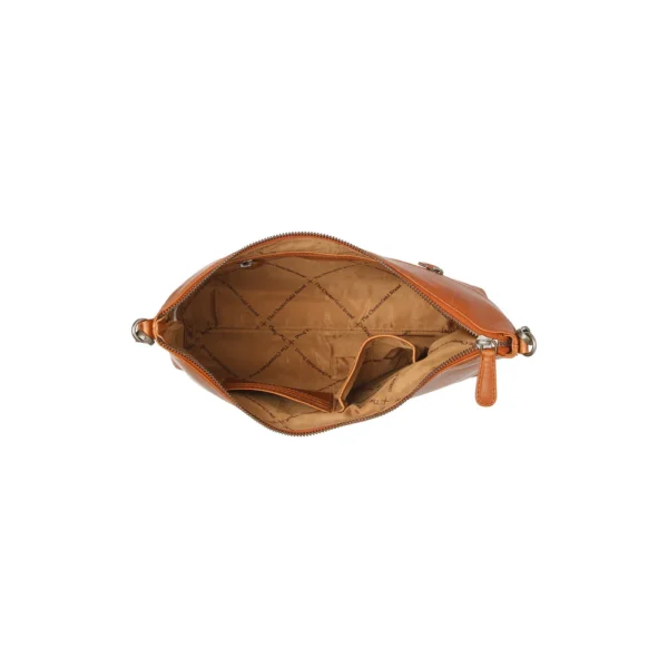 The Chesterfield Brand Borsa A Tracolla In Pelle Cognac Kigali - immagine 3