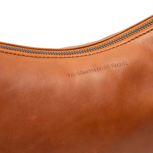 The Chesterfield Brand Borsa A Tracolla In Pelle Cognac Kigali - immagine 2