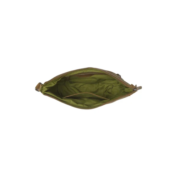 The Chesterfield Brand Borsa A Tracolla In Pelle Verde Oliva Clarita - immagine 7