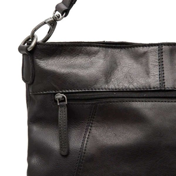 The Chesterfield Brand Borsa A Tracolla In Pelle Nero Sintra - immagine 6