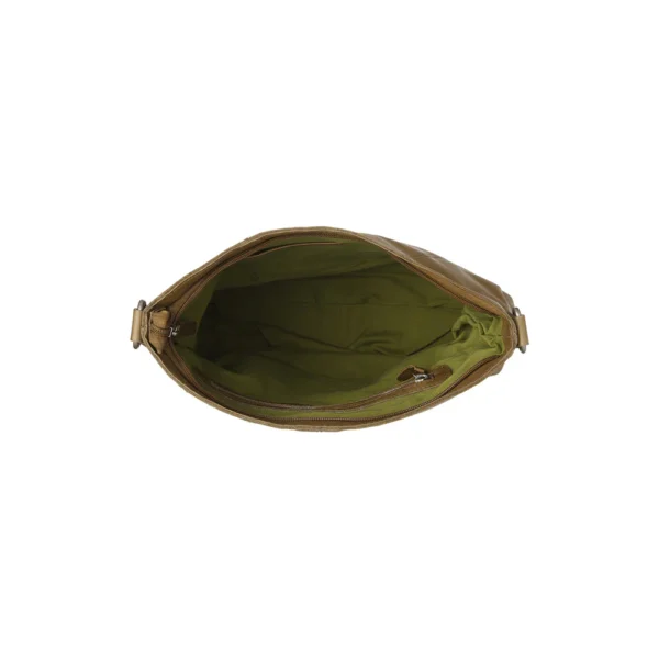 The Chesterfield Brand Borsa A Tracolla In Pelle Verde Oliva Sintra - immagine 2