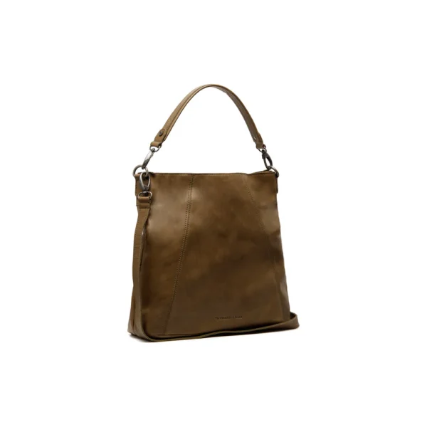 The Chesterfield Brand Borsa A Tracolla In Pelle Verde Oliva Sintra - immagine 6