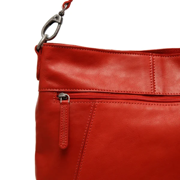 The Chesterfield Brand Borsa A Tracolla In Pelle Rosso Sintra - immagine 6