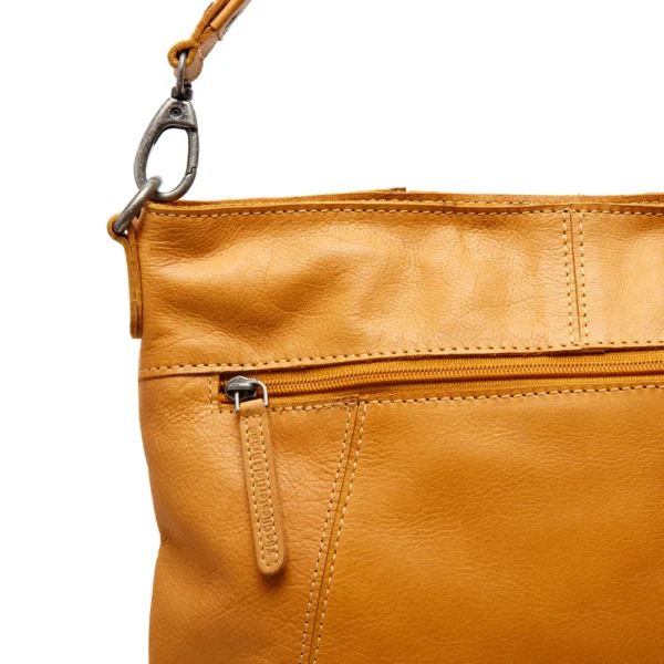 The Chesterfield Brand Borsa A Tracolla In Pelle Giallo Ocra Sintra - immagine 6