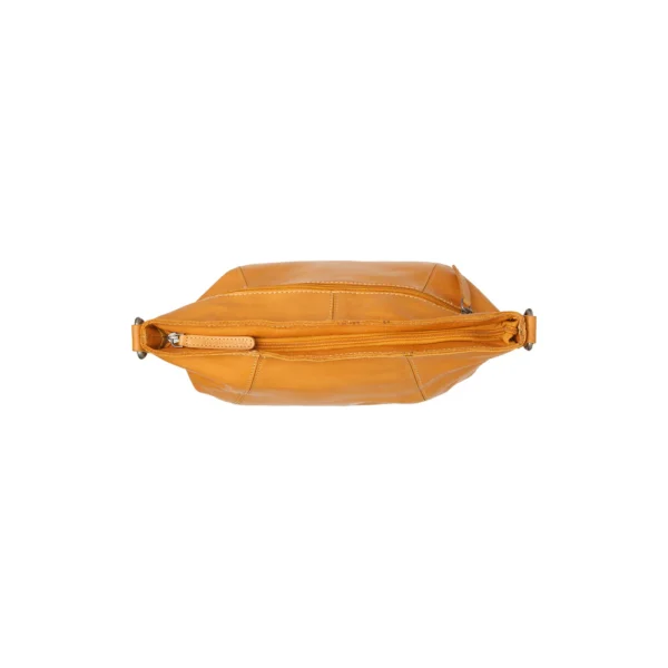 The Chesterfield Brand Borsa A Tracolla In Pelle Giallo Ocra Sintra - immagine 3