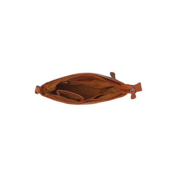 The Chesterfield Brand Borsa A Tracolla In Pelle Cognac Weimar - immagine 4