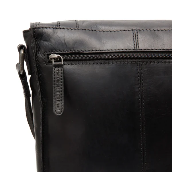 The Chesterfield Brand Borsa A Tracolla In Pelle Nero Adelanto - immagine 5
