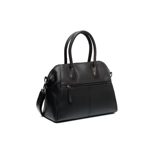 The Chesterfield Brand Borsa A Tracolla In Pelle Nero Marsala - immagine 2