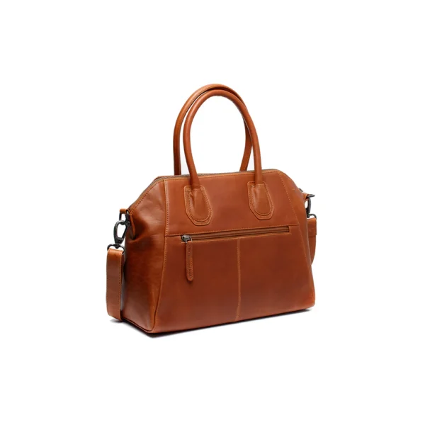 The Chesterfield Brand Borsa A Tracolla In Pelle Cognac Marsala - immagine 4