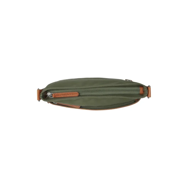 The Chesterfield Brand Borsa A Tracolla In Pelle Verde Oliva Malmo - immagine 3