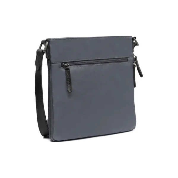 The Chesterfield Brand Borsa A Tracolla In Pelle Grigio Chiaro Malmo