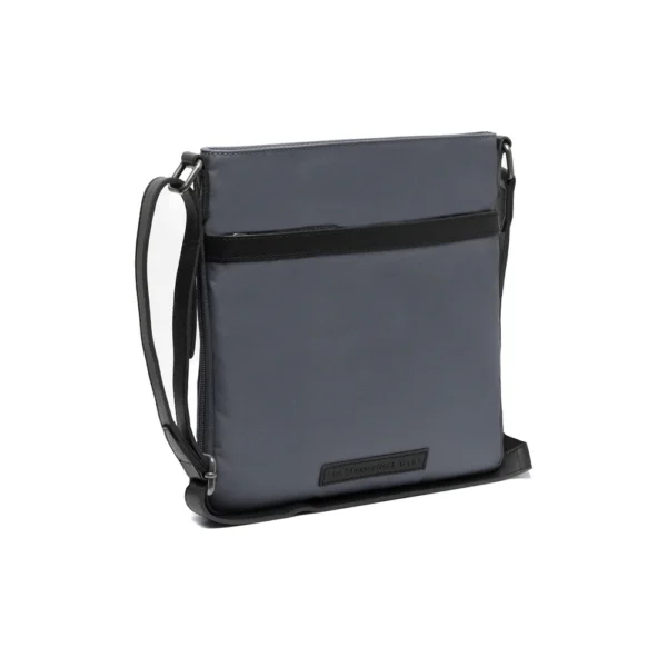 The Chesterfield Brand Borsa A Tracolla In Pelle Grigio Chiaro Malmo - immagine 2
