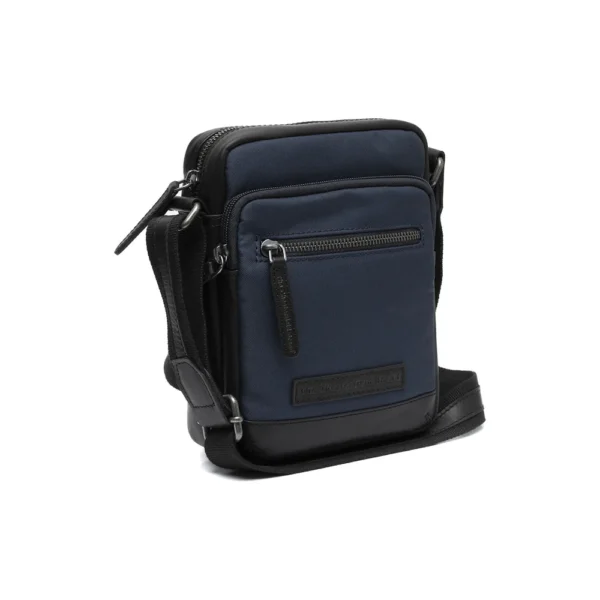 The Chesterfield Brand Borsa A Tracolla In Pelle Blu Navy Karlstad - immagine 5