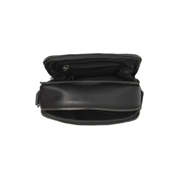 The Chesterfield Brand Borsa A Tracolla In Pelle Blu Navy Arendal - immagine 4