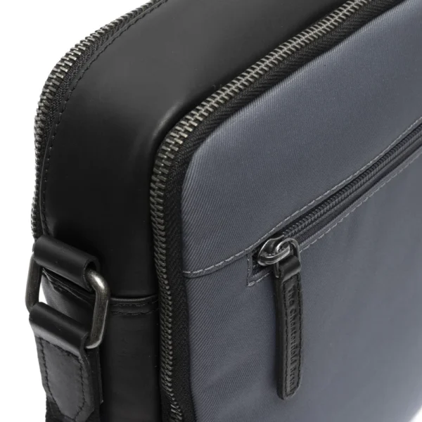 The Chesterfield Brand Borsa A Tracolla In Pelle Blu Navy Arendal - immagine 3
