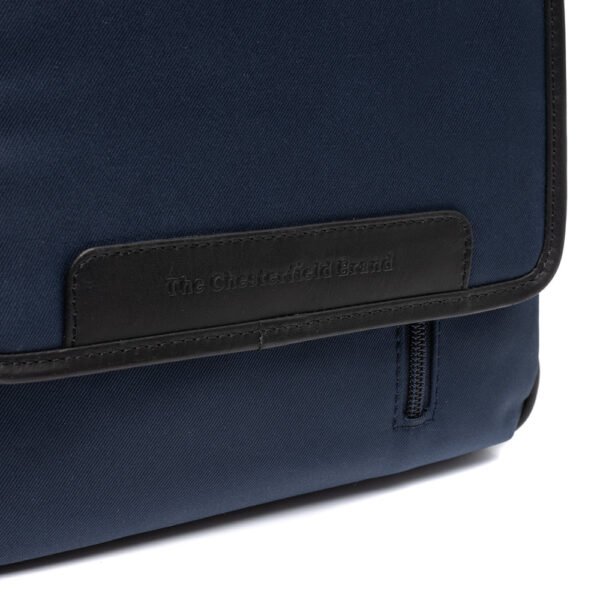 The Chesterfield Brand Borsa A Tracolla In Pelle Blu Navy Mikeli - immagine 6