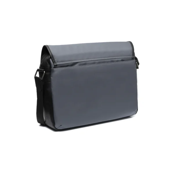 The Chesterfield Brand Borsa Porta PC In Pelle Grigio Chiaro Falun