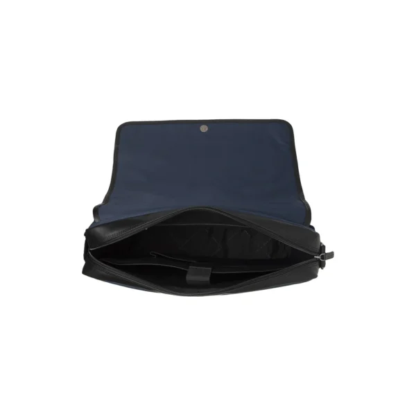 The Chesterfield Brand Borsa Porta PC In Pelle Blu Navy Falun - immagine 4