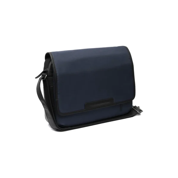 The Chesterfield Brand Borsa Porta PC In Pelle Blu Navy Falun