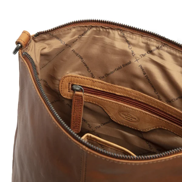 The Chesterfield Brand Zaino In Pelle Cognac Manchester - immagine 6