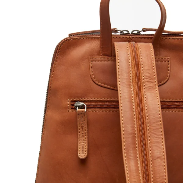 The Chesterfield Brand Zaino In Pelle Cognac Claire - immagine 4