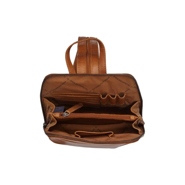 The Chesterfield Brand Zaino In Pelle Cognac Claire - immagine 2