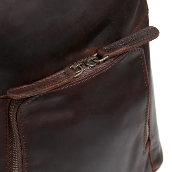 The Chesterfield Brand Zaino In Pelle Marrone Vivian - immagine 2
