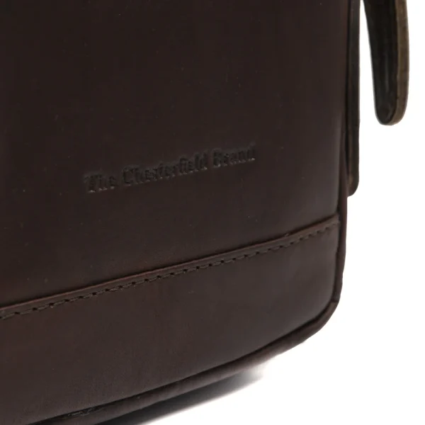 The Chesterfield Brand Borsa A Tracolla In Pelle Marrone Riga - immagine 5
