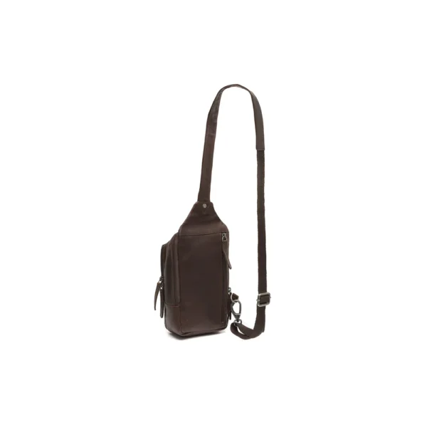 The Chesterfield Brand Borsa A Tracolla In Pelle Marrone Riga - immagine 3