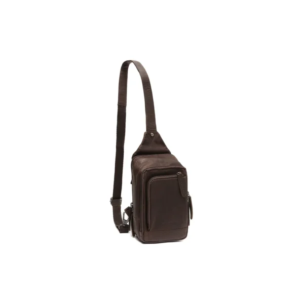The Chesterfield Brand Borsa A Tracolla In Pelle Marrone Riga