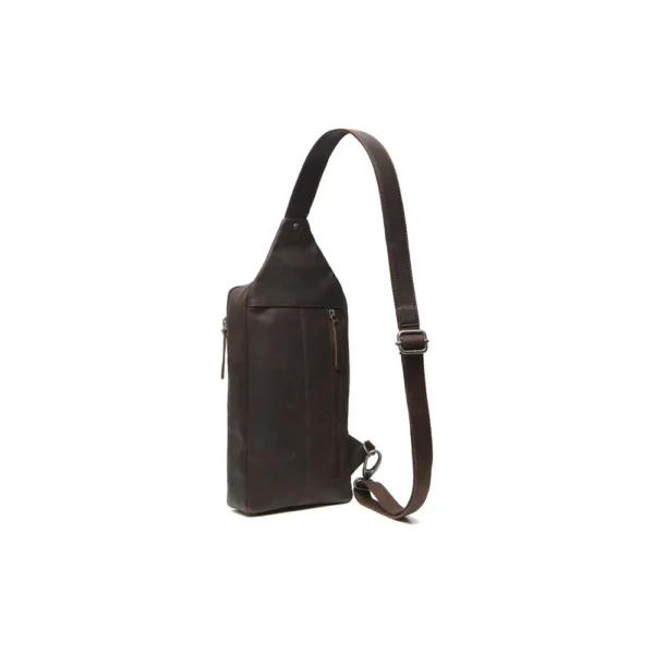 The Chesterfield Brand Borsa A Tracolla In Pelle Marrone Rotterdam - immagine 5