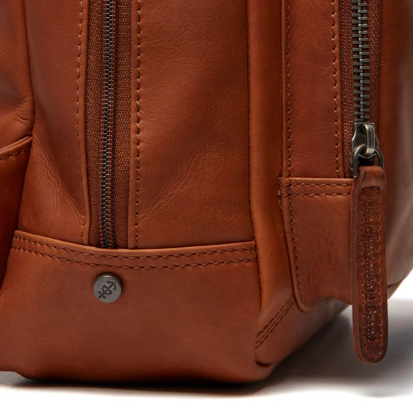The Chesterfield Brand Zaino In Pelle Cognac Santana - immagine 8
