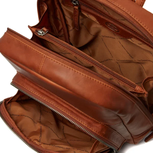The Chesterfield Brand Zaino In Pelle Cognac Santana - immagine 6