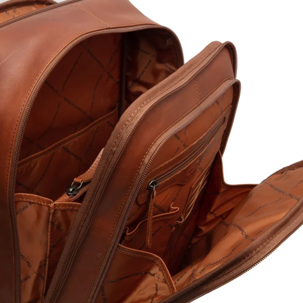 The Chesterfield Brand Zaino In Pelle Cognac Detroit - immagine 3